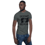 defiant remedies dark grey shirt